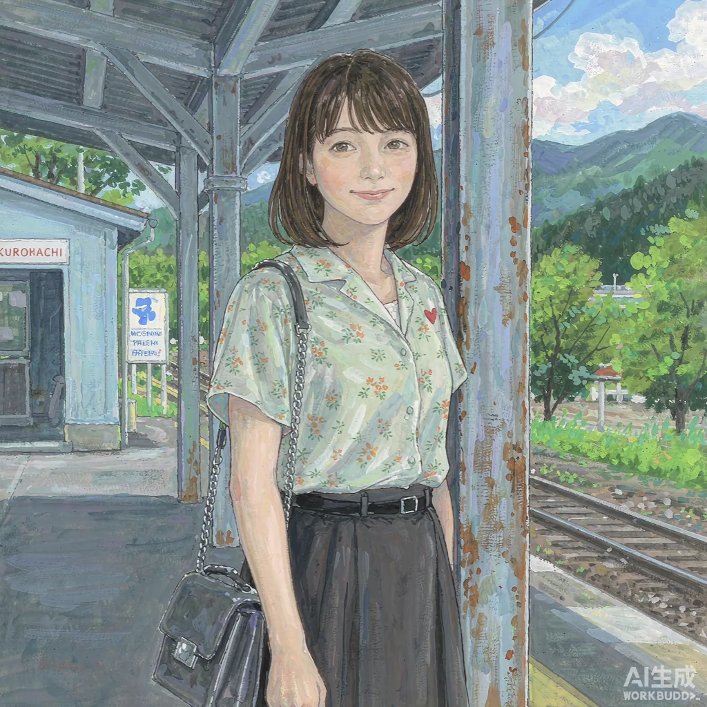 Shion Miura — editorial portrait illustration