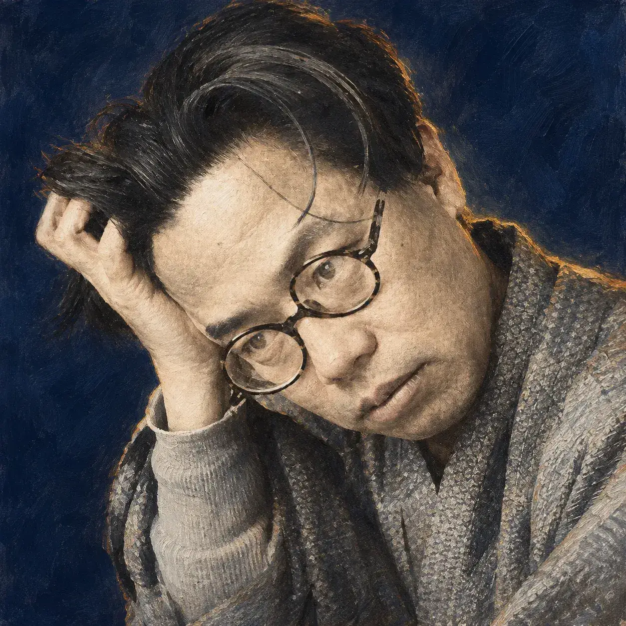 松本清张头像