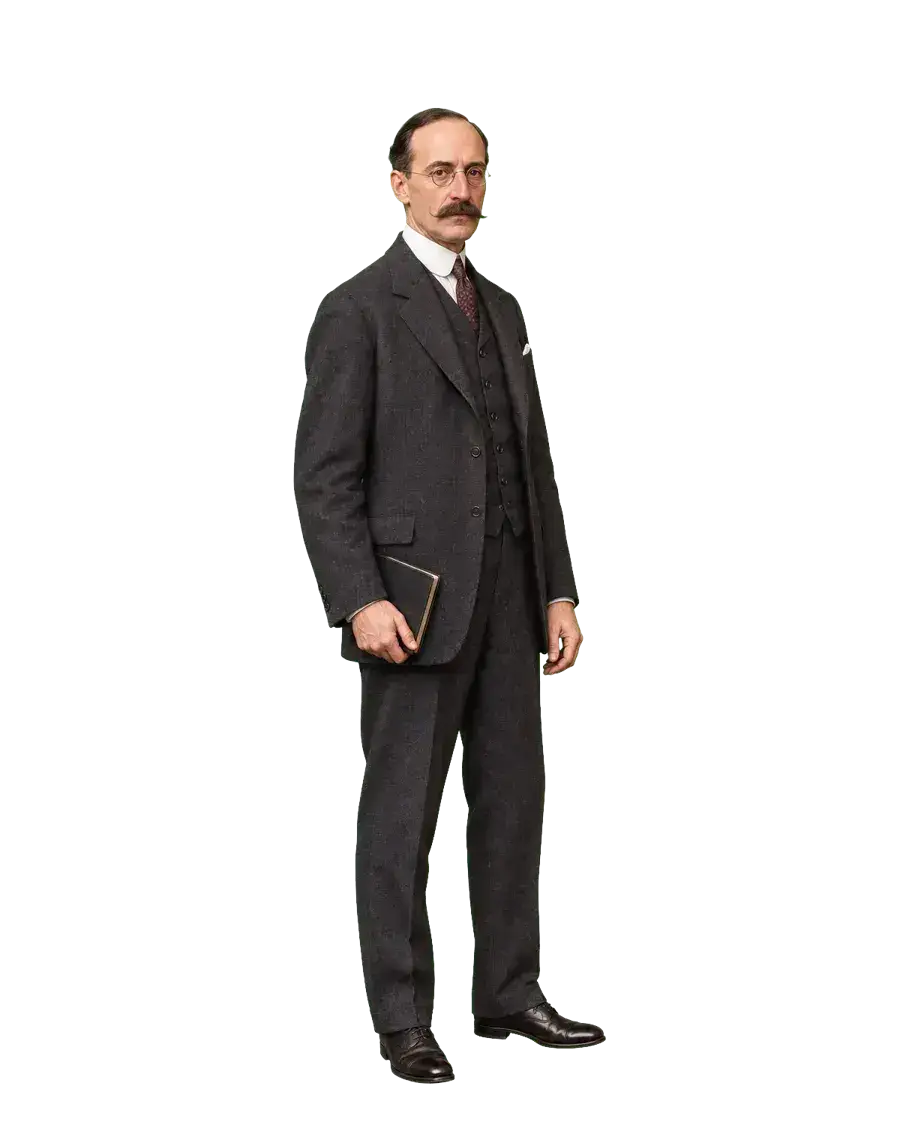 J.J.康宁顿透明全身肖像