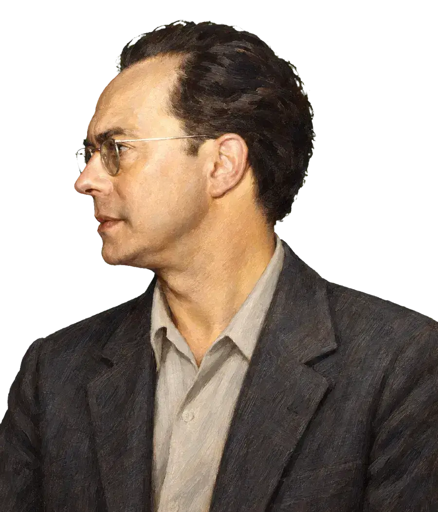 安东尼·布彻透明油画作者肖像